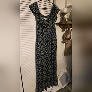 Style & Co Black and White Maxi Sundress